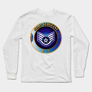 USAF - Staff Sergeant (E5) - Coin Long Sleeve T-Shirt